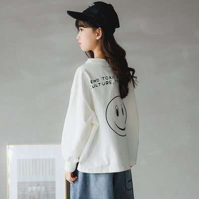 Playera Manga Larga Niña Algodón con Diseño de Letras y Tecnología Transpirable - Image 6