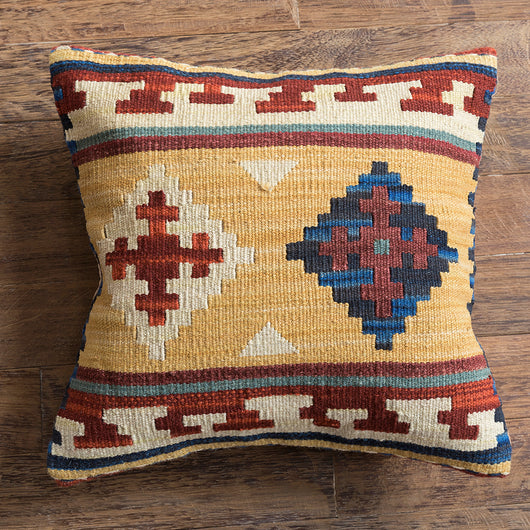 Funda de Cojín Kilim Tejida a Mano - Estilo Étnico Importado de India - Image 49