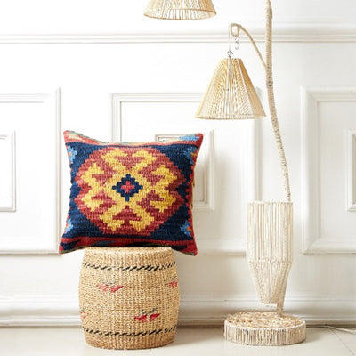 Funda de Cojín Kilim Tejida a Mano - Estilo Étnico Importado de India - Image 8