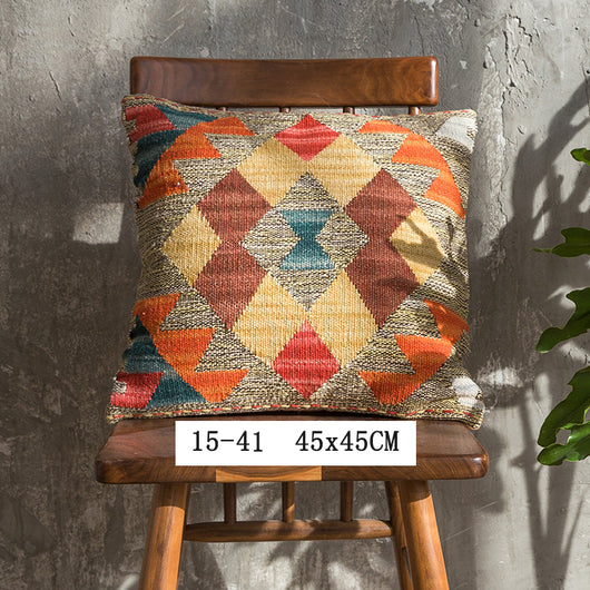 Funda de Cojín Kilim Tejida a Mano - Estilo Étnico Importado de India - Image 22