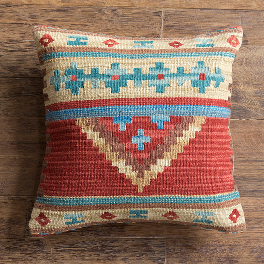 Funda de Cojín Kilim Tejida a Mano - Estilo Étnico Importado de India - Image 35