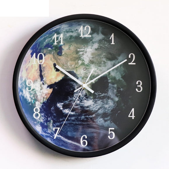 Reloj de Pared Silencioso Personalizado para Sala de Estar