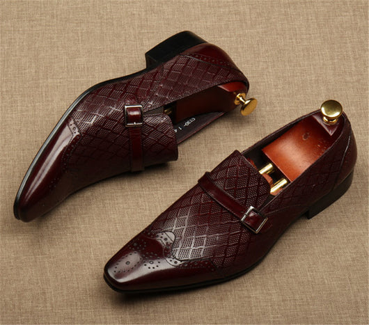 Zapatos de Cuero para Hombre con Hebilla - Transpirables y Profesionales - Image 8
