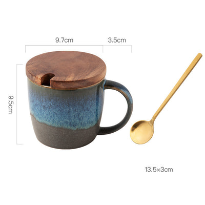 Taza Cerámica Retro para Café y Desayuno - Image 14