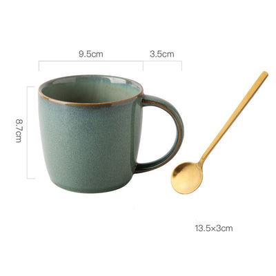Taza Cerámica Retro para Café y Desayuno - Image 15