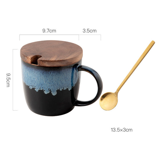 Taza Cerámica Retro para Café y Desayuno - Image 17