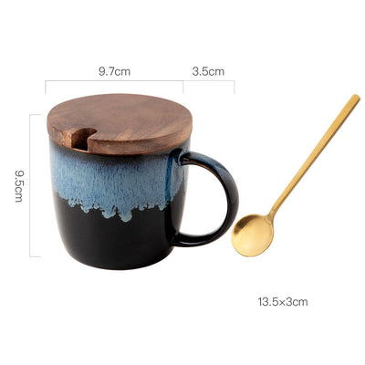 Taza Cerámica Retro para Café y Desayuno - Image 11