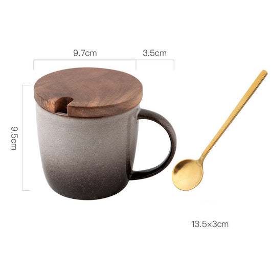 Taza Cerámica Retro para Café y Desayuno - Image 12