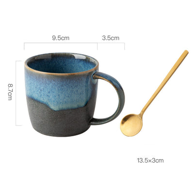 Taza Cerámica Retro para Café y Desayuno - Image 5