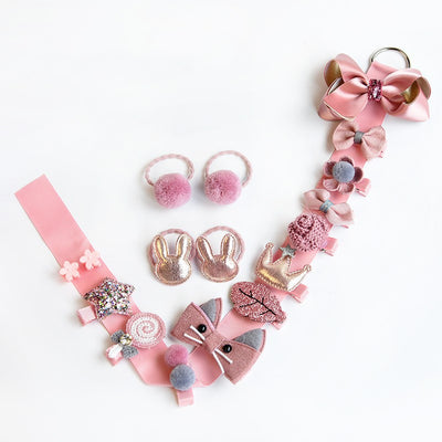 Hebillas y Elásticos Infantiles para el Cabello - Set de Accesorios Decorativos - Image 2