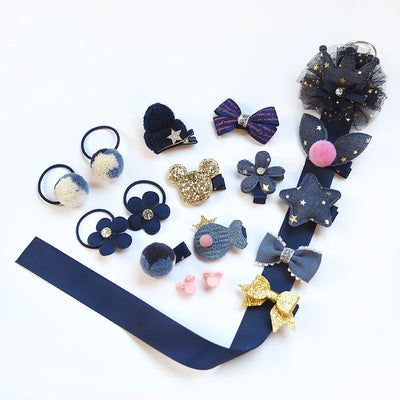 Hebillas y Elásticos Infantiles para el Cabello - Set de Accesorios Decorativos - Image 4