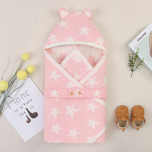 Saco de Dormir Infantil con Capucha - Abrigo Envolvente Versátil