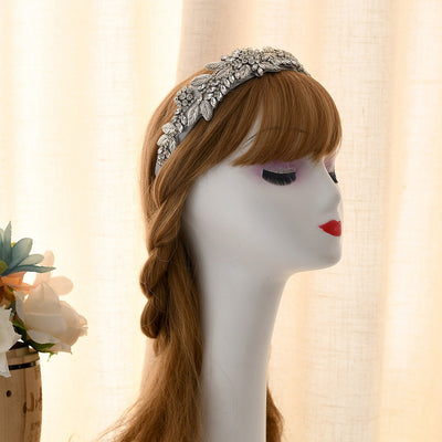 Diadema Elegante con Cristales de Diamante y Banda Ancha Versátil - Image 8