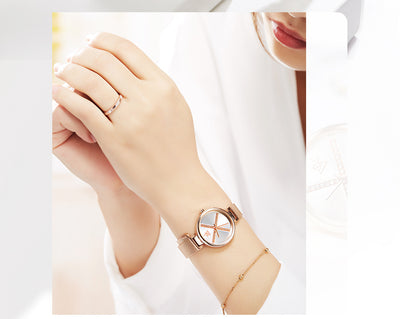 Reloj de Moda para Mujer con Pulsera de Malla de Acero - Image 7