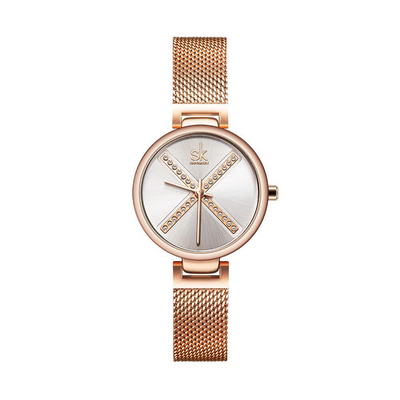 Reloj de Moda para Mujer con Pulsera de Malla de Acero - Image 9
