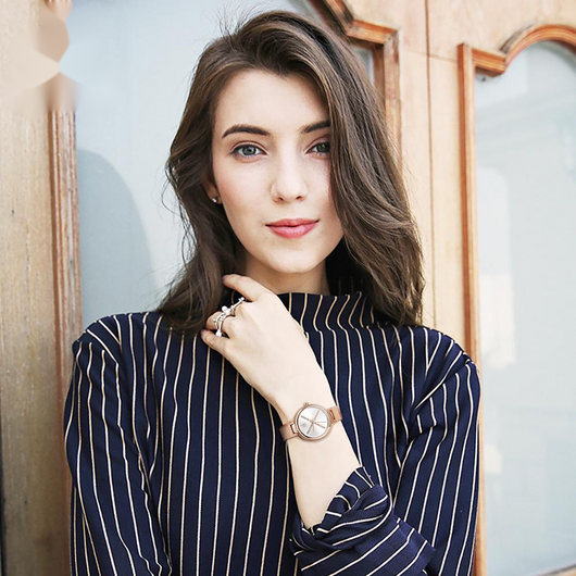 Reloj de Moda para Mujer con Pulsera de Malla de Acero - Image 6