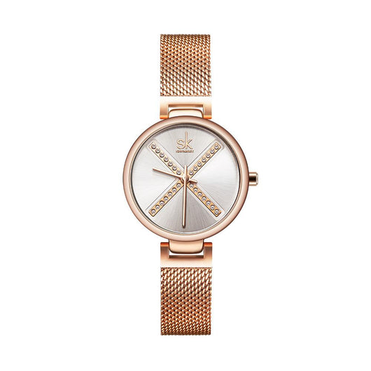 Reloj de Moda para Mujer con Pulsera de Malla de Acero - Image 2