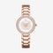 Reloj de Mujer con Banda de Acero Inoxidable, Resistente al Agua y Cristales de Diamante