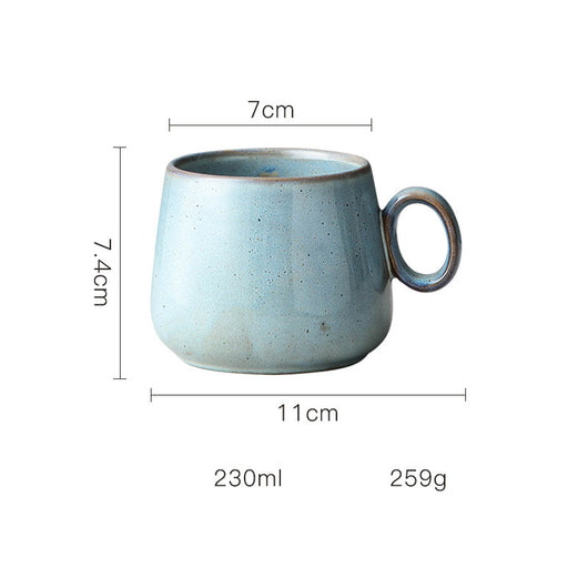 Taza de Cerámica Retro Estilo Japonés - Personalizable - Image 3