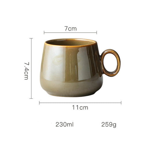 Taza de Cerámica Retro Estilo Japonés - Personalizable - Image 6