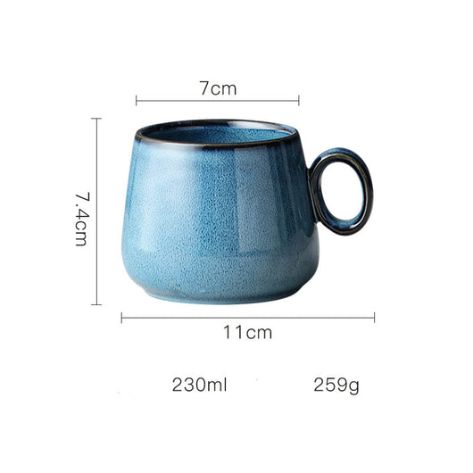 Taza de Cerámica Retro Estilo Japonés - Personalizable - Image 2