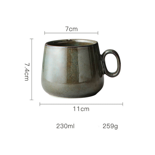 Taza de Cerámica Retro Estilo Japonés - Personalizable - Image 4