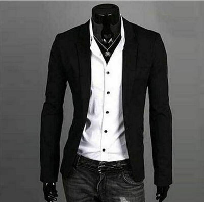 Traje Casual de Un Botón para Hombre - Elegancia Moderna - Image 7