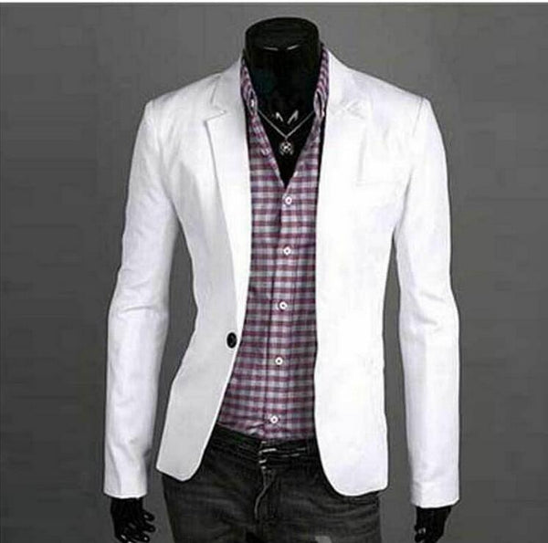 Traje Casual de Un Botón para Hombre - Elegancia Moderna