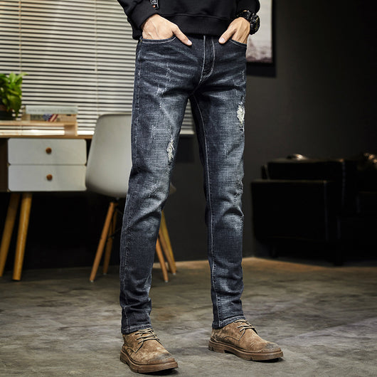 Jeans Rotos Slim Fit para Hombre - Image 3