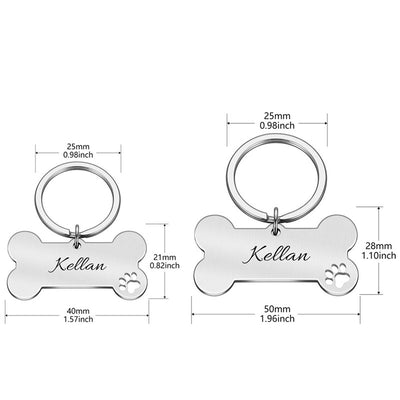 Collar de Perro Personalizado con Placa de Identificación Antiextravío - Image 10