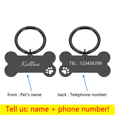 Collar de Perro Personalizado con Placa de Identificación Antiextravío - Image 18