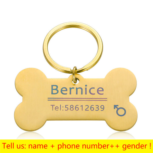 Collar de Perro Personalizado con Placa de Identificación Antiextravío - Image 16