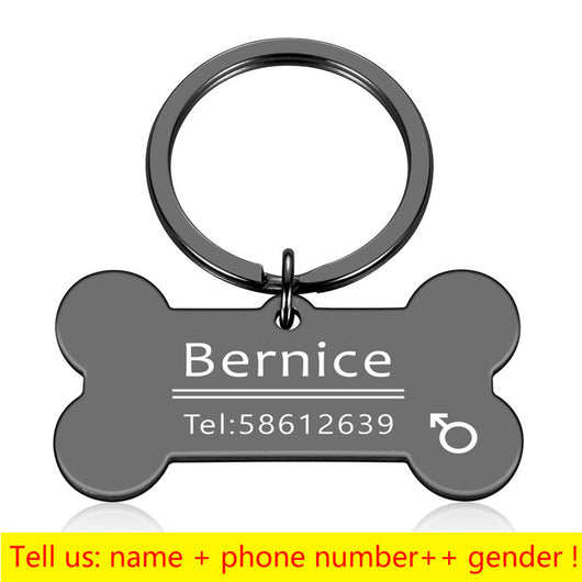 Collar de Perro Personalizado con Placa de Identificación Antiextravío - Image 17