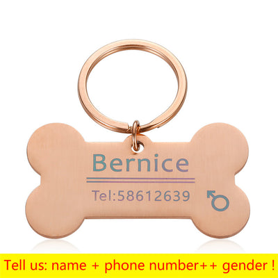 Collar de Perro Personalizado con Placa de Identificación Antiextravío - Image 3
