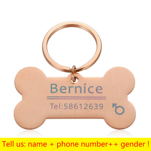 Collar de Perro Personalizado con Placa de Identificación Antiextravío - Image 3