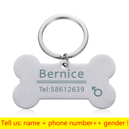 Collar de Perro Personalizado con Placa de Identificación Antiextravío - Image 2