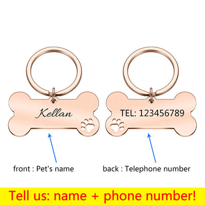 Collar de Perro Personalizado con Placa de Identificación Antiextravío - Image 9