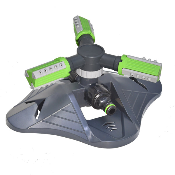 Aspersor Giratorio 360° de 3 Brazos para Riego Automático de Jardines - Image 4