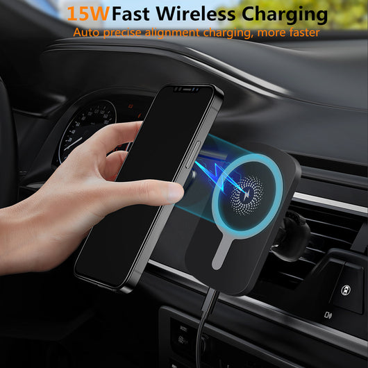 Soporte Magnético Inalámbrico para Auto - Carga y Fijación en Uno - Image 10