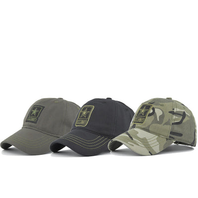 Gorra de Béisbol Camuflaje Ejército U.S. con Bordado Pentagrama - Lona Resistente - Image 9
