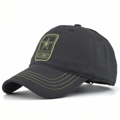 Gorra de Béisbol Camuflaje Ejército U.S. con Bordado Pentagrama - Lona Resistente - Image 2