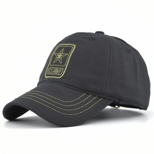 Gorra de Béisbol Camuflaje Ejército U.S. con Bordado Pentagrama - Lona Resistente - Image 2