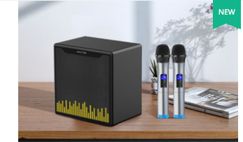 Sistema de Karaoke Familiar Amoi con Micrófono Inalámbrico para Sala de Estar