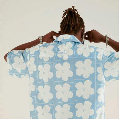 Camisa Casual de Cuadros con Estampado Floral - Image 5