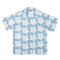 Camisa Casual de Cuadros con Estampado Floral
