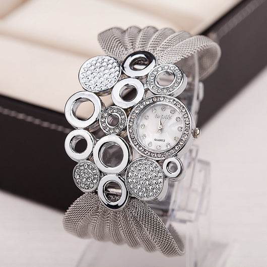 Reloj de Malla Diamante para Mujer - Diseño Europeo Minimalista - Image 6