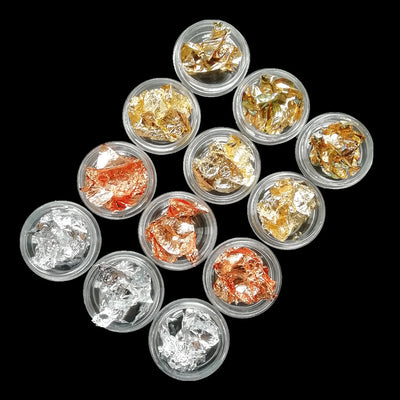 Láminas de Transferencia para Uñas - Papel de Aluminio Dorado y Plateado Premium - Image 6