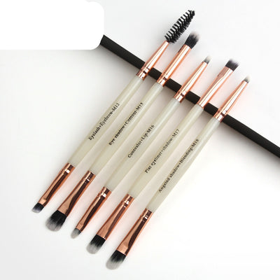 Set de 5 Brochas Dobles para Ojos y Pestañas Maange - Maquillaje Profesional - Image 10