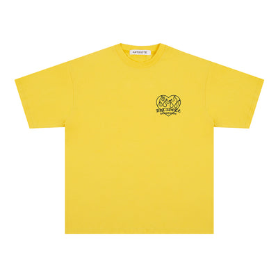 Playera de Pareja Estampado Corazón Llama - Image 14