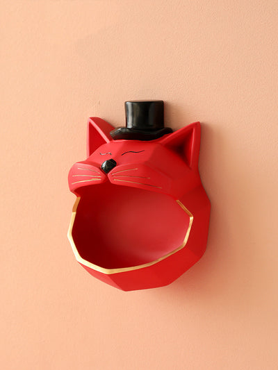 Organizador Mural Gato con Boca Grande - Caja de Almacenamiento Adhesiva sin Taladro - Image 9